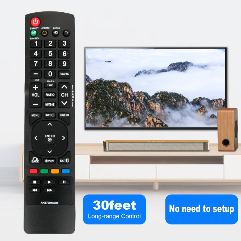 Vinabty AKB72915206 AKB72914240 Replaced Remote Control fit for LG TV 22LE5500 26LE5300 26LE5500 32LE5300 37LE5300 42LE5300 47LE5300 55LE7300 32LD420 42LD420 47LD420 32LD450 37LD450 42LD450 47LD520 55LD520 - Image 5